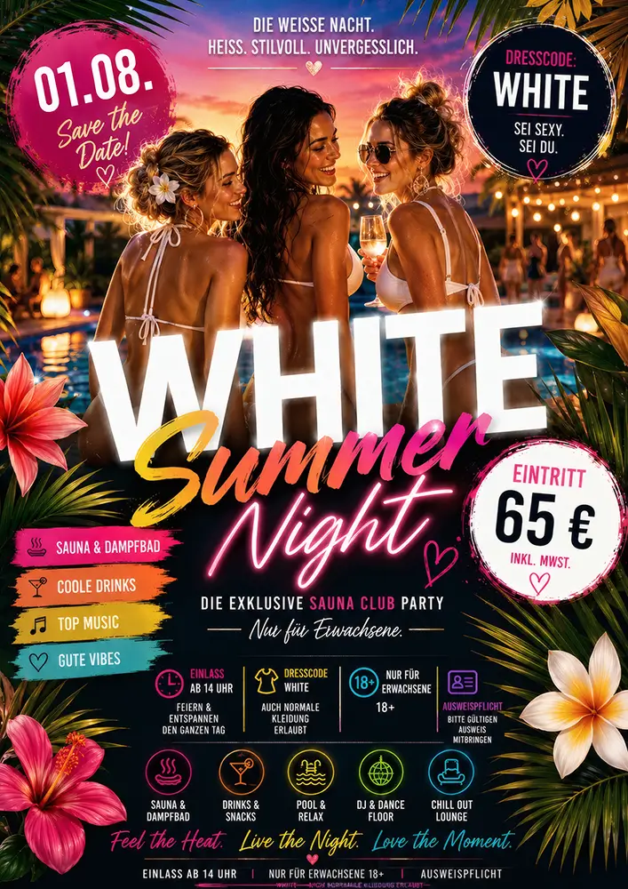 White Summer Night 01.08.2026, Party, White Summer Night
